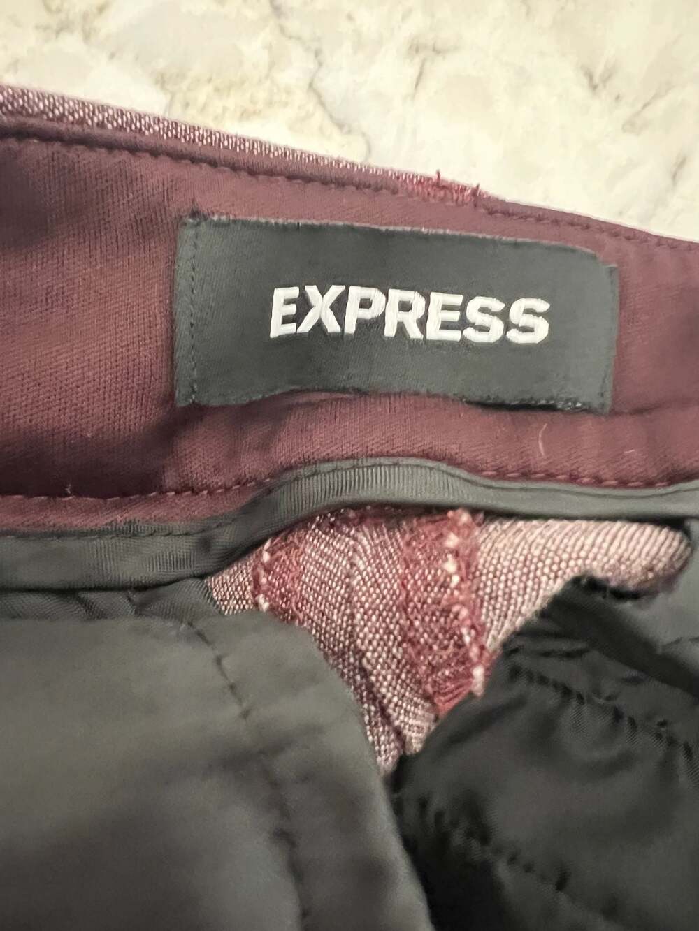 Express Editor Mid-Rise Bootcut Heathered Dress Pants Size 2R - Picture 5 of 11